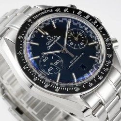 Omega - Speedmaster Moonwatch Chronograph 44MM SS/SS Blue Dial JHF A7750