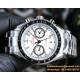 Omega - Speedmaster Moonwatch Chronograph 44MM SS/SS White Dial BTF A7750