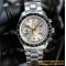 Omega - Speedmaster Moonwatch Chronograph 44MM SS/SS Grey/Org BTF A7750
