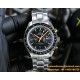 Omega - Speedmaster Moonwatch Chronograph 44MM SS/SS Grey/Org BTF A7750