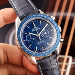 Omega - SpeedMaster MoonWatch Chronograph 44MM SS/LE Blue JHF V2 A7750 9300