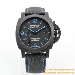 PANERAI-PAM1661 Luminor. Carbotech Auto 44mm FC/NY Black Dial VSF P9010