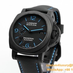 PANERAI-PAM1661 Luminor. Carbotech Auto 44mm FC/NY Black Dial VSF P9010