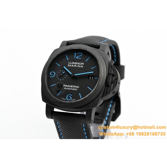 PANERAI-PAM1661 Luminor. Carbotech Auto 44mm FC/NY Black Dial VSF P9010