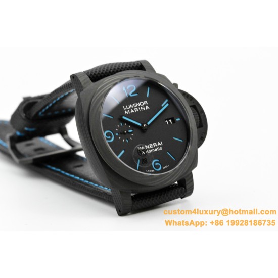 PANERAI-PAM1661 Luminor. Carbotech Auto 44mm FC/NY Black Dial VSF P9010