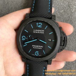 PANERAI-PAM1661 Luminor. Carbotech Auto 44mm FC/NY Black Dial VSF P9010