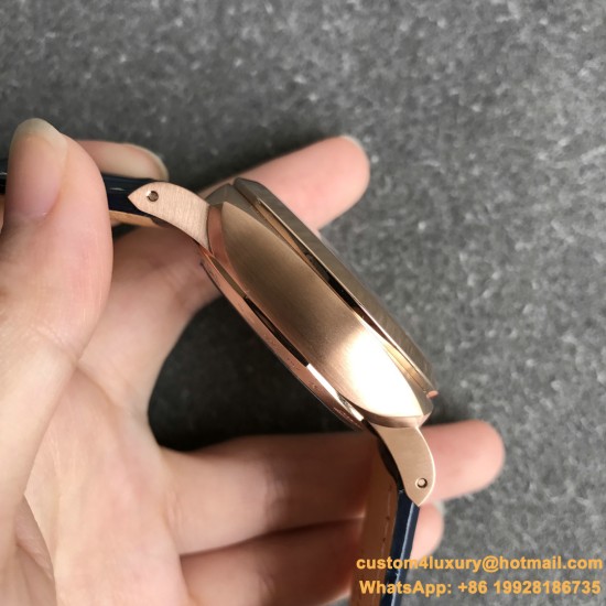 PANERAI-PAM1112 Lum. Marina 44mm RG/LE Blue Dial VSF P9010