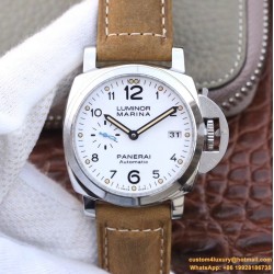 Panerai - Luminor PAM499Q 1950 3 Days Auto 44MM SS/LE White Dial XF P9000 Mod