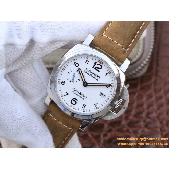 Panerai - Luminor PAM499Q 1950 3 Days Auto 44MM SS/LE White Dial XF P9000 Mod
