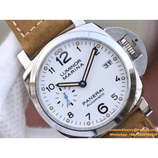 Panerai - Luminor PAM499Q 1950 3 Days Auto 44MM SS/LE White Dial XF P9000 Mod