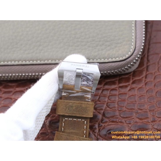 Panerai - Luminor PAM499Q 1950 3 Days Auto 44MM SS/LE White Dial XF P9000 Mod