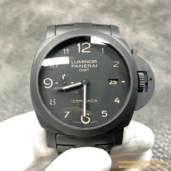 PANERAI-Luminor PAM438 GMT 44MM Ceramic/Cer Black VSF P9001 Super Clone