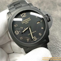 PANERAI-Luminor PAM438 GMT 44MM Ceramic/Cer Black VSF P9001 Super Clone