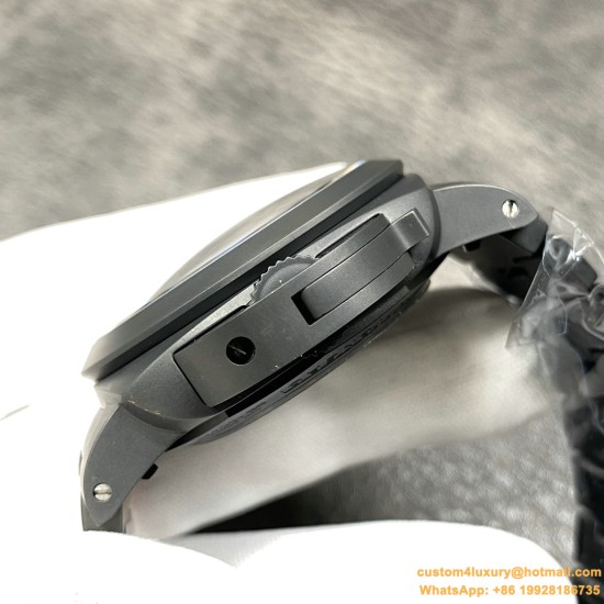 PANERAI-Luminor PAM438 GMT 44MM Ceramic/Cer Black VSF P9001 Super Clone