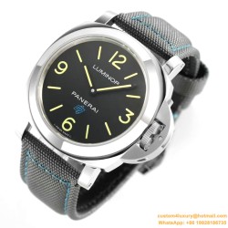 PANERAI - PAM774 Luminor 44mm Black Dial SS/NY HWF A6497