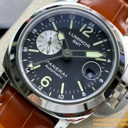 PANERAI - Luminor GMT PAM088 44mm SS/LE Black/Stk VSF A7750