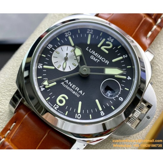 PANERAI - Luminor GMT PAM088 44mm SS/LE Black/Stk VSF A7750