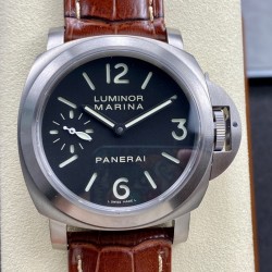 PANERAI - PAM177 Luminor 44mm Black Dial Titanium/LE HWF A6497