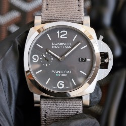 PANERAI - PAM1356 Luminor 44mm Grey Dial SS/NY V7F A9010