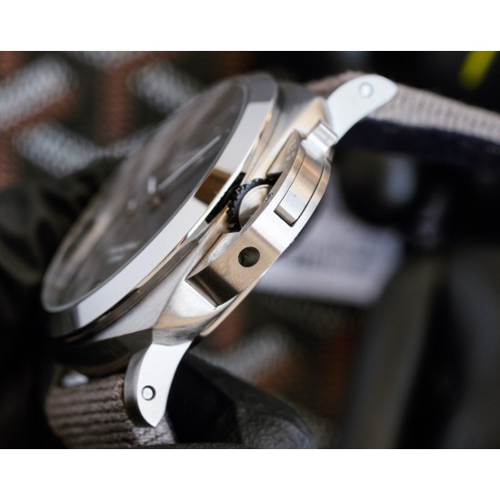 PANERAI - PAM1356 Luminor 44mm Grey Dial SS/NY V7F A9010