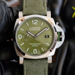 PANERAI - PAM1356 Luminor 44mm Green Dial SS/NY V7F A9010