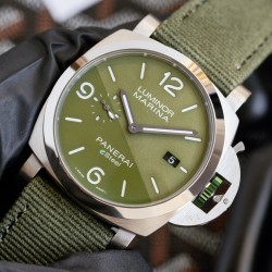 PANERAI - PAM1356 Luminor 44mm Green Dial SS/NY V7F A9010