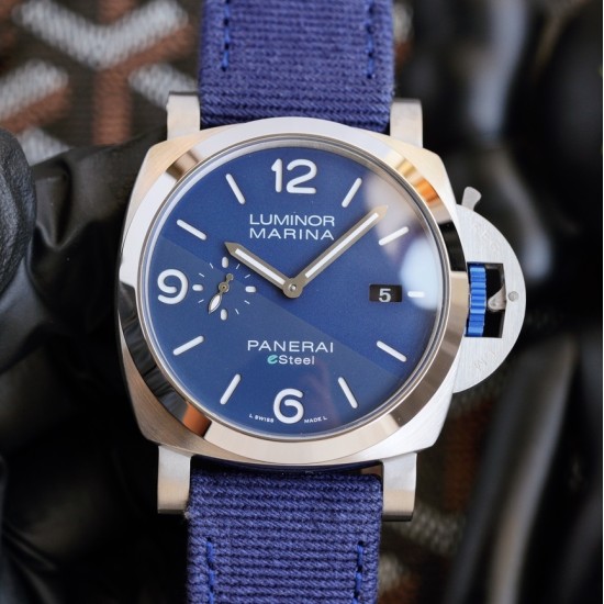PANERAI - PAM1356 Luminor 44mm Blue Dial SS/NY V7F A9010