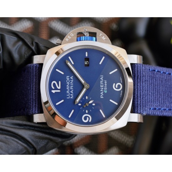 PANERAI - PAM1356 Luminor 44mm Blue Dial SS/NY V7F A9010