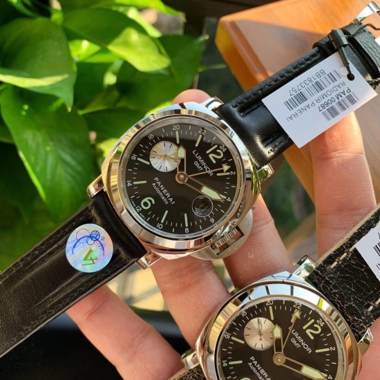 PANERAI - Luminor GMT PAM088 44mm SS/LE Black/Stk V7F A7750