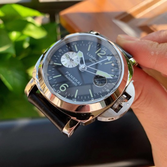 PANERAI - Luminor GMT PAM088 44mm SS/LE Black/Stk V7F A7750