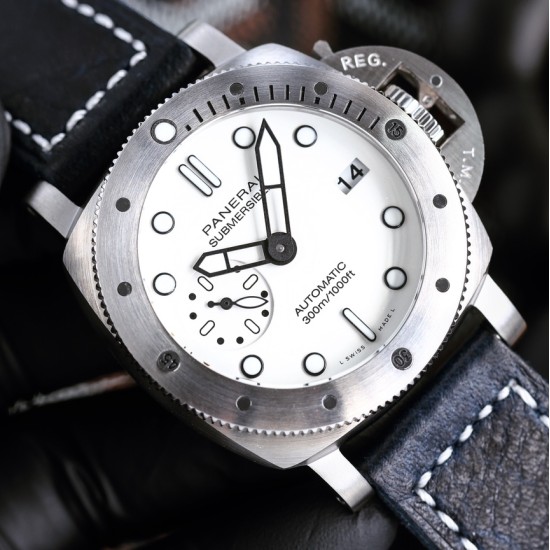 PANERAI - Submersible PAM2223 42mm SS/RU White Dial VSF P900