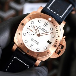 PANERAI - Submersible PAM2223 42mm RG/LE White Dial VSF P900