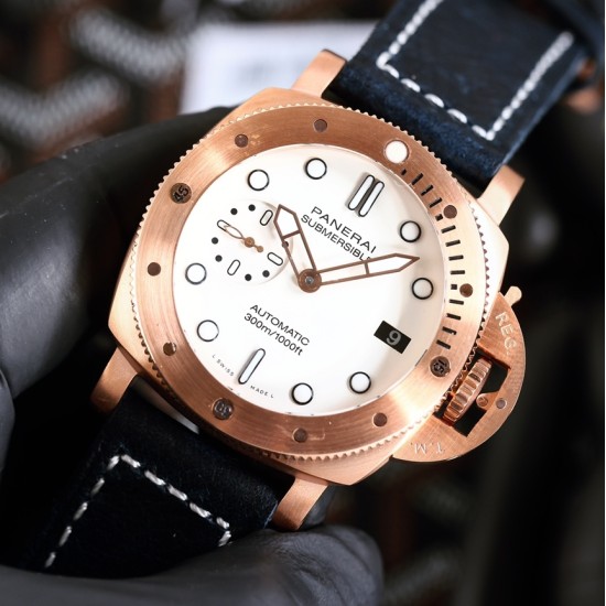 PANERAI - Submersible PAM2223 42mm RG/LE White Dial VSF P900
