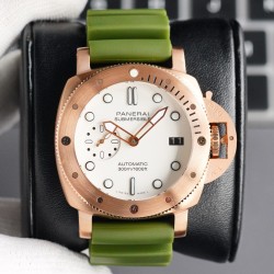 PANERAI - Submersible PAM2223 42mm RG/RU White Dial V7F P900