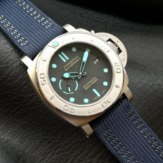 PANERAI - Submersible PAM985 Mike Horn 47mm TI/NY Black Dial VSF P9010