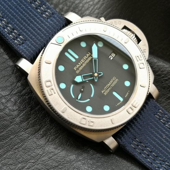 PANERAI - Submersible PAM985 Mike Horn 47mm TI/NY Black Dial VSF P9010