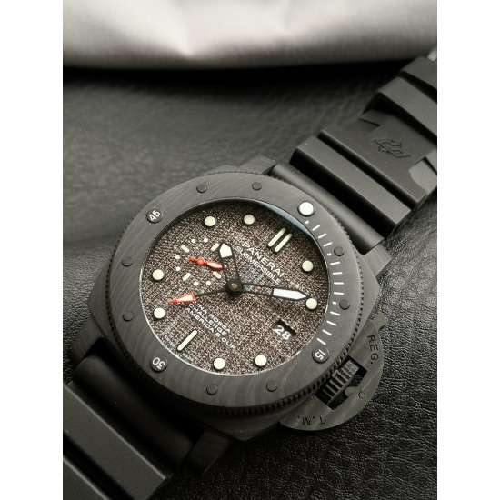 PANERAI - PAM1039 Submersible Luna Rossa GMT 47mm Carbon/RU VSF P9010 Super Clone