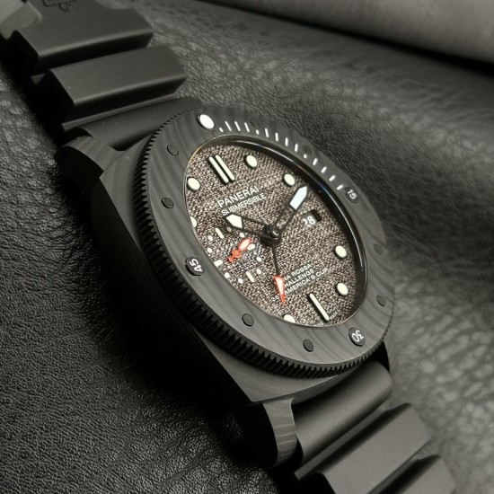 PANERAI - PAM1039 Submersible Luna Rossa GMT 47mm Carbon/RU VSF P9010 Super Clone