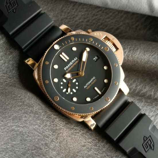 PANERAI - Submersible PAM974 42mm RG/LE Black Dial VSF OP XXXIV