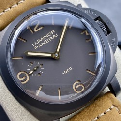 PANERAI - Luminor Pam375 47mm DLC/LE Black Dial HWF A6497