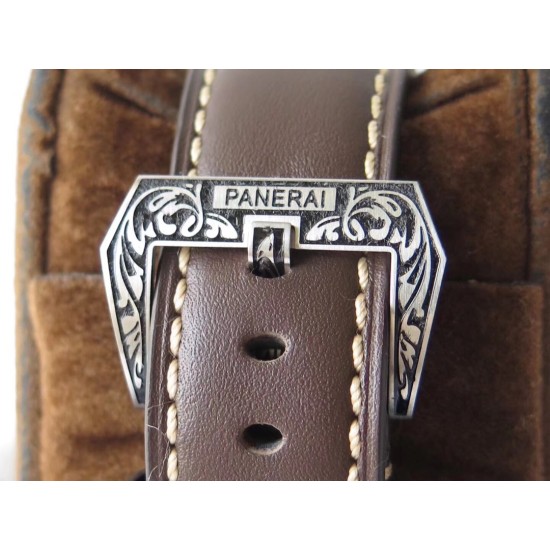 PANERAI - PAM972 Luminor Firenze RARE Anthracite 47mm Grey Dial SS/LE V9F A3000