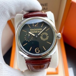PANERAI - Radiomir 8 Days Men's 45mm SS/LE Black Dial King A2555