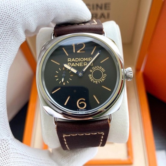 PANERAI - Radiomir 8 Days Men's 45mm SS/LE Black Dial King A2555