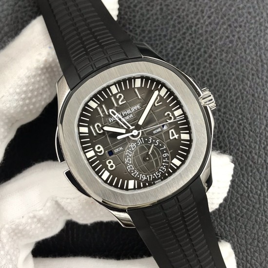 Aquanaut Travel Time 5164A 41mm SS/RU Black ZF V2 A324