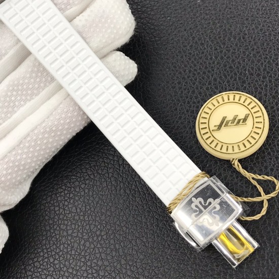 Patek Philippe - Aquanaut Lady 5067 35.6mm Dia SS/RU White Dial PPF Quartz