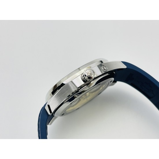 Patek Philippe - Aquanaut Travel Time 40mm Diamonds SS/RU Blue Dial PPF A324