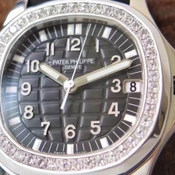 Patek Philippe - Aquanaut Lady 5068 35.6mm SS/RU Black Dial PPF A324