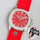 Patek Philippe - Aquanaut Ladies 35.6mm Full Diamond SS/RU Blue TWF A324