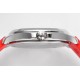 Patek Philippe - Aquanaut Lady 5067A Transparent Diamonds 35.6mm SS/RU Red Dial PPF Quartz