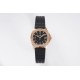 Patek Philippe - Aquanaut Lady 5067A Transparent Diamonds 35.6mm RG/RU Black Dial PPF Quartz